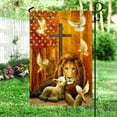thumbnail image 4 of Jesus Christ Flag Lion Of Judah And Lamb Of God LNH043F - Garden Flag (11.5" x 17.5"), 4 of 6
