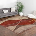 thumbnail image 5 of Rugs.com Equinox Collection Rug – 4' Square Multi Low Rug Perfect For Living Rooms, Kitchens, Entryways, 5 of 6