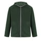 thumbnail image 5 of Sudadera con capucha para hombre, sudadera con capucha de manga larga lisa, forro polar con cremallera, abrigo grueso y cálido, sudaderas para hombre, blusa de poliéster, 5 of 5