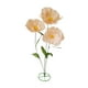 thumbnail image 2 of Flor de papel artificial gigante realista con base de pie elegante para boda Champán, 2 of 9