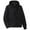 Black(New), variant on PNTUTB Men's Fashion Solid Color Fleece Soft Warm Full Zip with Pockets Casual Drawstring Hooded Coat