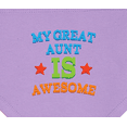 thumbnail image 3 of Inktastic My Great Aunt is Awesome Baby Bandana Bib, 3 of 4
