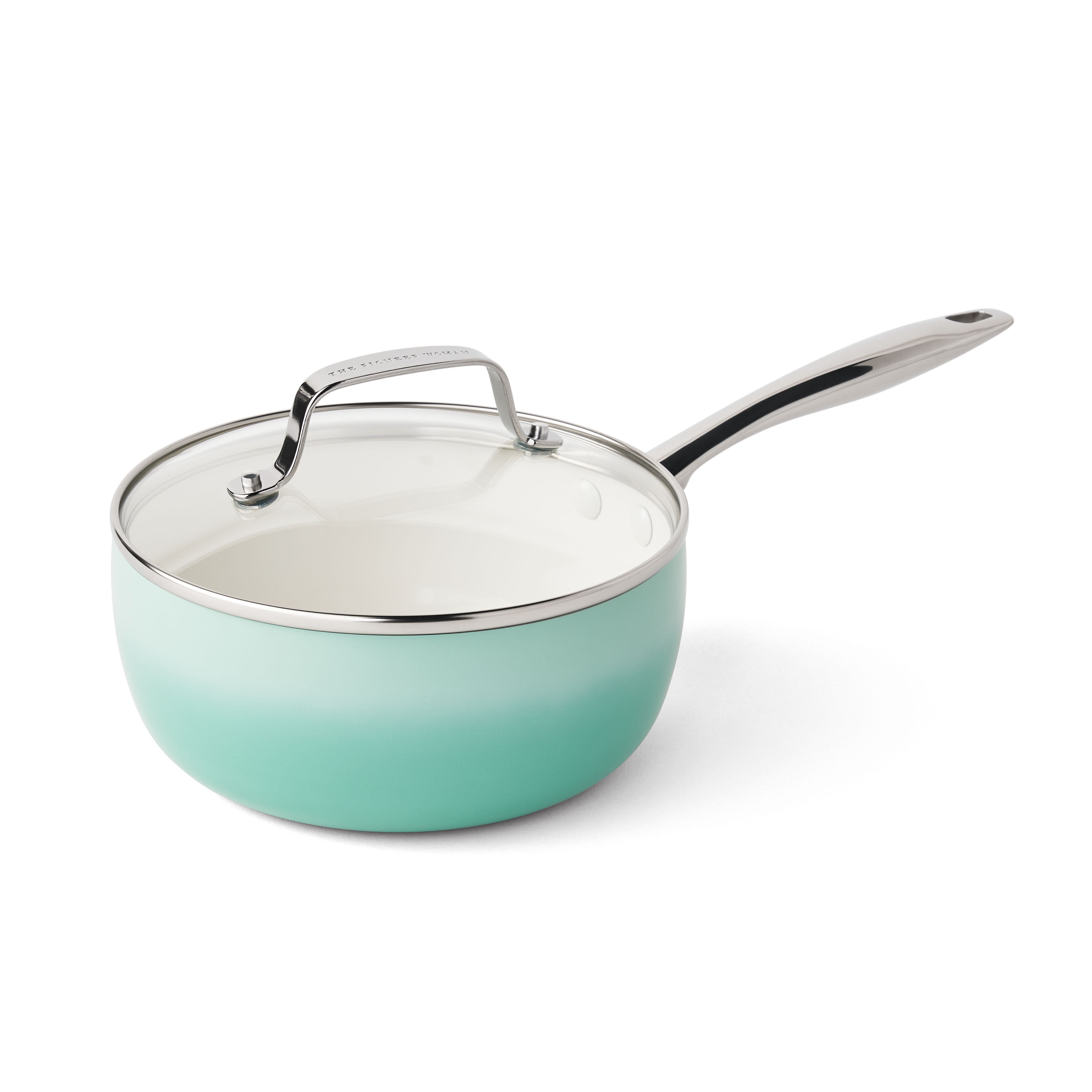 The Pioneer Woman Harlow 15-Piece Cookware Set, Ceramic Non-Stick Pots and Pans Set, Green