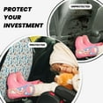 thumbnail image 4 of Naloa Lighthouse And Sea 2Pcs Anti-Kick Back Seat Cover Kick Mat, Car Seat Protector with 3 Storage Pockets, 4 of 8