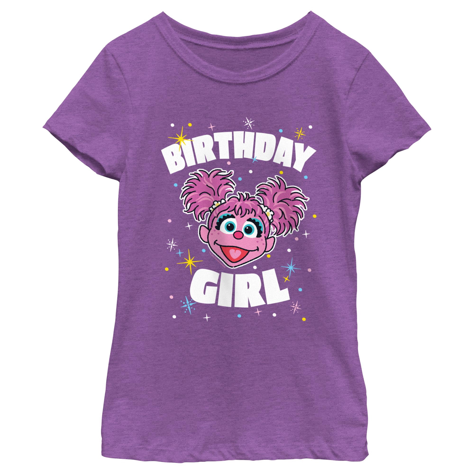 Girl's Sesame Street Birthday Girl Abby Cadabby Graphic T-Shirt