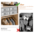 thumbnail image 3 of Criusia 4 Pack Foldable Bed Sheet Organizers and Storage, Foldable Linen Closet Organizer, Gray, 12.6 x 14.6 x 3.54, 3 of 8