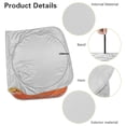 thumbnail image 5 of Yuyamidu Coconut Tree Car Sunshade for Windshield Orange Sunset Sun Shade for Car Windshield Lightweight Car Window Shade Automobile Interior Accessories, 5 of 7