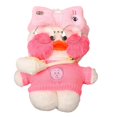 thumbnail image 1 of Duck Doll White Cute Appearance Soft Comfortable Stuffed Plush Duck with Glasses for Home Decoration Gifts, 1 of 4