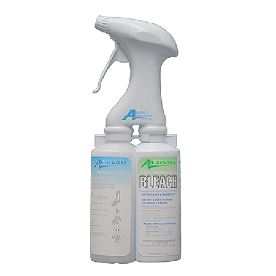 Activate Bleach Dilution System Liquid Concentrate Trigger Spray