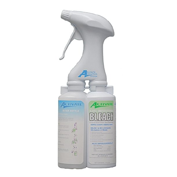Activate Bleach Dilution System Liquid Concentrate Trigger Spray
