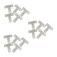 thumbnail image 1 of 15Pzs Placa de Angulo Apoyo de Esquina Soporte de Reparacion En Forma de T  40 mm x 40 mm, 1 of 1