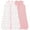 Pink White, variant on Baby Wearable Blanket, Cotton Sleep Sacks for 6-12 Months, 2 Pack Girls Sleeping Bag Sack, Medium Size, 2-Way Zipper, 0.5 Tog Breathable Cotton, Pink