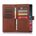 thumbnail image 6 of Allytech Wallet Case for Samsung Galaxy S22 Ultra 5G, Multiple Cards Slots Cash Pocket Purse Stand Magnetic Clasp Hand Wrist Wallet Cover for Samsung Galaxy S22 Ultra 6.8" 2022 - Coffee, 6 of 6