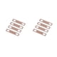 thumbnail image 4 of Eigraketly 4 Pieces Brass Neck Wedges Metal Shims Instrument Gasket Heightening Replacement Accessories Connection 0.2mm 0.5mm Adjust Parts Como se muestra 2piezas Eigraketly CBP470903, 4 of 6