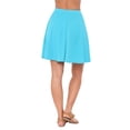 thumbnail image 2 of White Mark Women's Flared Mini Skirt, 2 of 3