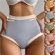 thumbnail image 2 of Bragas de cintura alta para mujer, ropa interior de gran tamaño sin costuras para el vientre, bragas de entrepierna de algodón, ropa interior moldeadora de cuerpo, lencería Sexy, novedad de 2022, 2 of 4