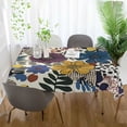 thumbnail image 3 of Yayeee Tablecloths 60" x 60" Rectangle Wrinkle Resistant Party Table Cover, Blue Flowers, 3 of 8