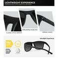 thumbnail image 5 of KALIYADI Polarized Sunglasses Men,Lightweight Mens Sunglasses Polarized UV Protection Driving Fishing Golf (Black/Ice Blue/Red), 5 of 9