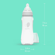 Evenflo Balance + Standard Neck BPA-Free Plastic Baby Bottles , 9oz Clear, 6 Count
