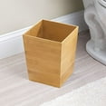thumbnail image 3 of InterDesign 85542 Square Waste Can, Bamboo, 3 of 3