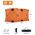 thumbnail image 2 of Garvee 4-6 Person Insulated Ice Fishing Tent Pop Up Portable 68 Sq Ft with PVC Windows, 2 of 4