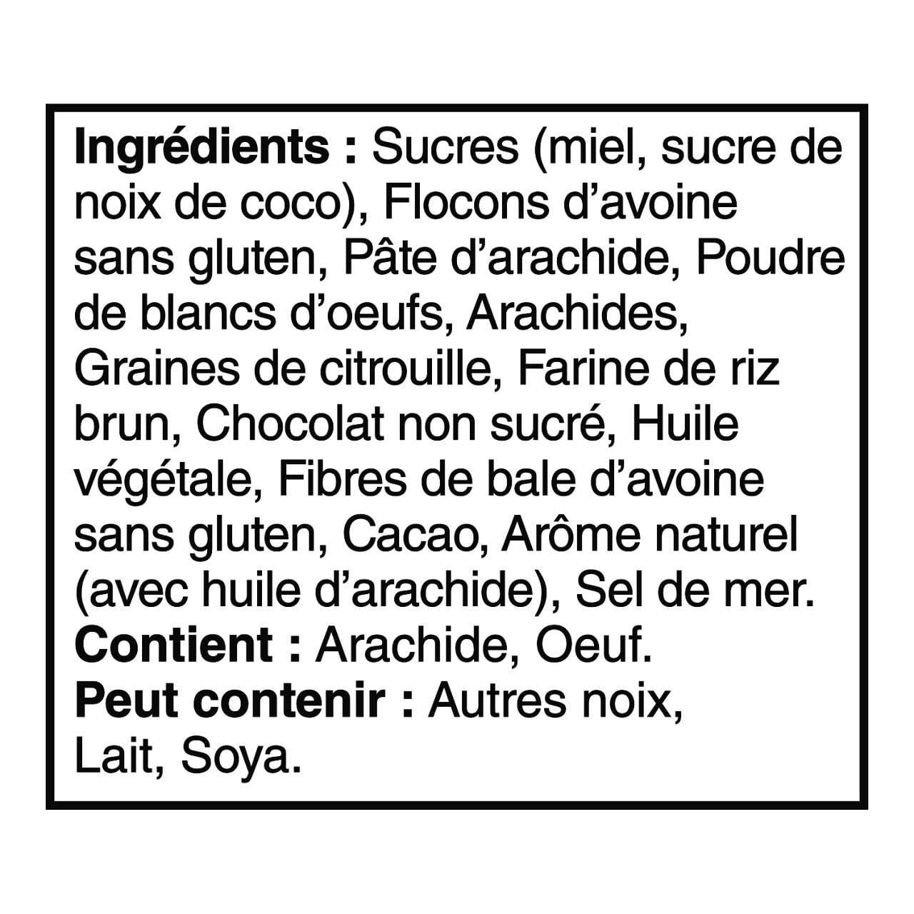RXBAR® Barres Énergetiques Chocolat Noir et Beurre D'Arachide 5 x 55 g