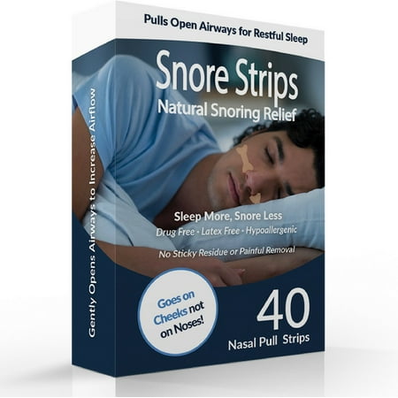 Stuffy Nose Solutions Snore Strips 40 ea
