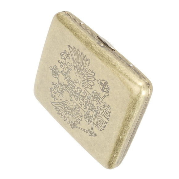 Cigarette Pocket HolderMetal Cigarette Case Box Retro Cigarette Case Metal Cigarette Holder Case Time-Tested Durability
