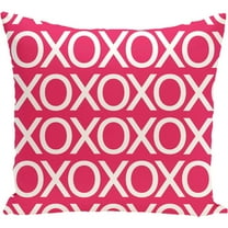 Simply Daisy 16" x 16" Valentine Print Outdoor Pillow