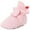 Light Pink, variant on newwalpole Infant Baby Boy Girl Cozy Fleece Bootie Newborn Stay On Slipper Winter Warm Gripper Non-Slip Crib Shoes Black for Size 4.5