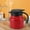 Red, variant on Authentic Fijian-Style Natural Kava Drink Cup, Handcrafted 100% Coconut Shell Serving Cup, Reusable Traditional Exotic Chalice for Cultural Celebrations