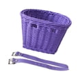 thumbnail image 1 of koolsoo Kid's Front Handlebar Bike Basket Imitation Rattan Easily Install Detachable, 1 of 9