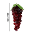 thumbnail image 3 of Grape Decor,8.66In Simulated Grape Bunch Hanging Pendant High Simulation Matte Effect Waterproof,Festive Decor for Home Decor Festival Wreath Wedding Backdrop Indoor Outdoor Decoration Decors, 3 of 6