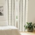 thumbnail image 2 of Ambesonne Traditional Curtains, Foliage Curlicues, Pair of 28"x63", Cream and Pale Brown, 2 of 5