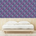 thumbnail image 3 of Ambesonne Trippy Fun Peel & Stick Wallpaper for Home, Surreal Jolly Ornament, 13"x36", Dark Violet Blue Fuchsia, 3 of 5