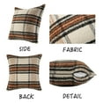 thumbnail image 3 of MAGOLIFE 18x18 In Brown Tweed Loop Yarn Scottish Tartan Buffalo Plaid Throw Pillow Cover Farmhouse Holiday Decorative Retro Classic Cushion Pillow Case For Living Room Couch Bed Sofa Home, 3 of 9