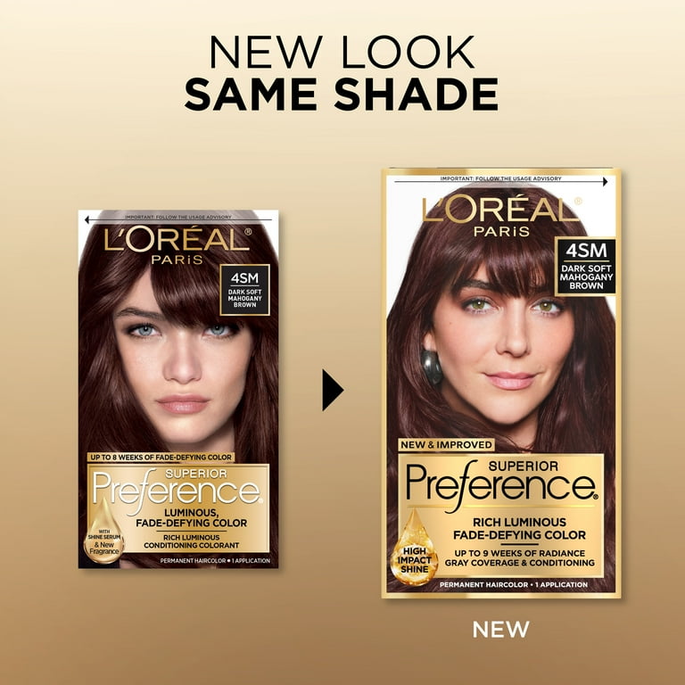 L'Oreal Paris Superior Preference Permanent Hair Dye, 4SM