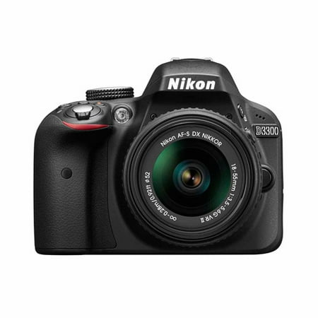 Nikon D3300 Digital SLR with 24.2 Megapixels and 18-55mm Lens Included (Available in multiple