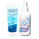 thumbnail image 1 of Pack AQA7 Toy Cleaner Solución Desinfectante para Juguetes Sexuales, Atomizador de 240ml y AQA 7 Gel Lubricante Antiséptico Intimo Base Agua Tubo 75g, 1 of 6