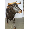 thumbnail image 6 of Nifao Giant Bronze Bull Statue, for Homes, Parks, Commercial – Garden Outdoor Decor Sculpture, 102"L x 36"W x 63"H, 6 of 11