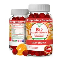 Lunakai Vitamin B12 Gummies Non-GMO Vegan Paleo No Corn Syrup, 30 Day Supply