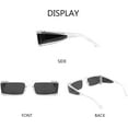 thumbnail image 2 of FEISEDY Cool Futuristic Rectangular Sunglasses Cyber Men Women Punk Style Cosplay Sun Glasses B2739, 2 of 8
