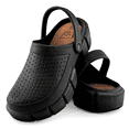 thumbnail image 4 of Hey Collection Women’s Platform Clogs - Lightweight Comfort Garden Shoes with Thick Lug Sole, Breathable Perforated Arch Support Mules for Indoor & Outdoor Wear, 4 of 5