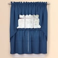thumbnail image 3 of Collections Etc Solid Textured Swag Window Valance with Rod Pocket Top for Easy Hanging, 3 of 5