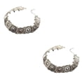 thumbnail image 3 of Collar Minnieouse para mujer adorno para el cuello gargantillas Retro para niñas Gargantilla Vintage accesorio de moda Plata 2Conjunto, 3 of 6