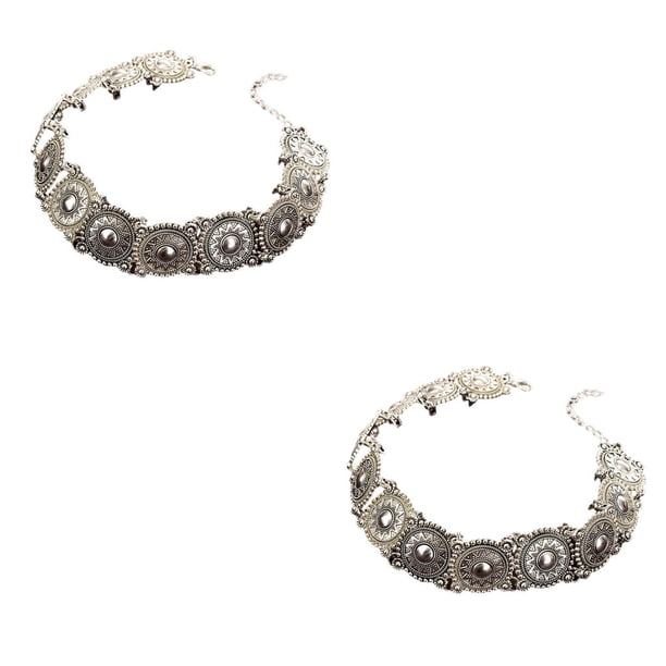 Sonducket Collar de mujer, colgante de joyería elegante, gargantillas Retro para niñas, gargantilla Vintage de aleación para mujer, Type3 NO3