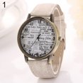 thumbnail image 6 of Xinyolin Men Women Fashion Graffiti Retro Cowboy Fabric Analog Quartz, Casual Wrist Watch, 6 of 7