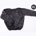 thumbnail image 4 of Sonducket Chándal de PVC grueso negro para trabajo pesado, traje de Sauna para el sudor, para gimnasio, ejercicio físico, quemagrasas, pérdida de peso, Ropa Deportiva, Zapatos No.2 Sonducket OD009655-02, 4 of 6