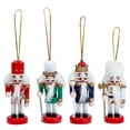 thumbnail image 2 of 4pcs Christmas Hanging Nutcracker Wooden Nutcracker Ornament Xmas Tabletop Nutcracker, 2 of 9