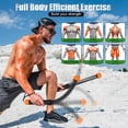 thumbnail image 2 of Upgrade Weighted Ropeless Battle Ropes, 2PCS Cordless Battle Rope for Home Gym, HIIT, Strength, Quiet Portable Training Rope, Workout Ropes Versatile Fitness Equipment for Men Women (Orange), 2 of 7